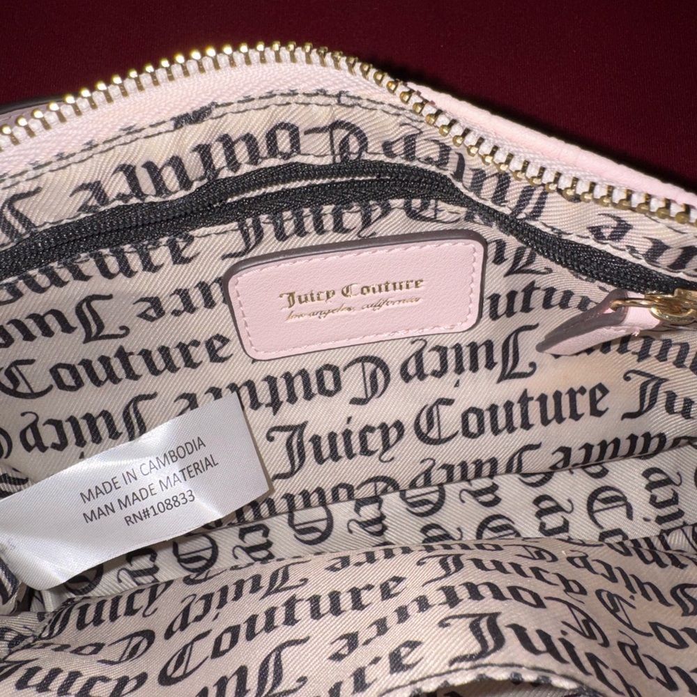 Juicy Couture Light Pink Shoulder Bag with Gold Chain - Picture 5 of 7